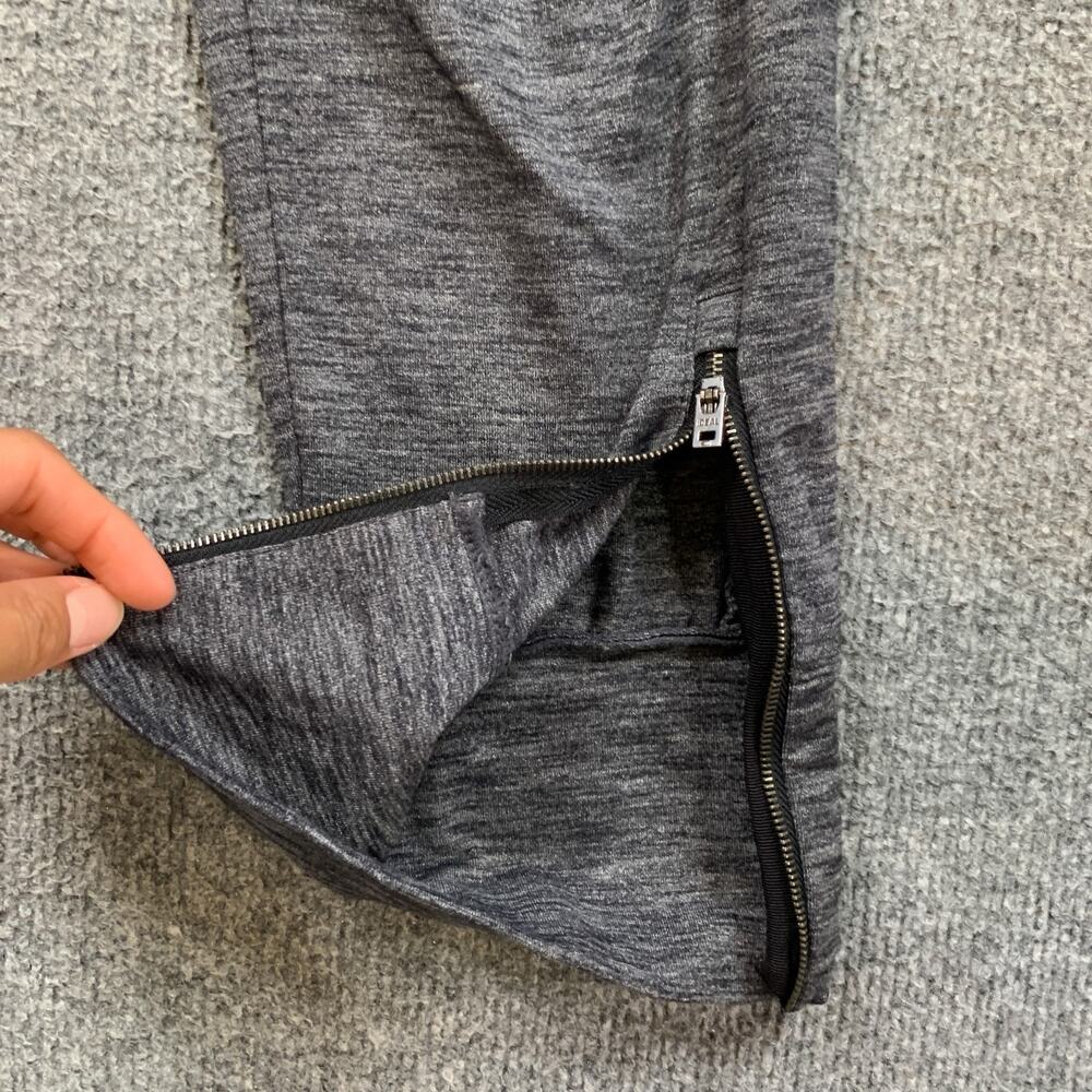 Athleta Joggers Womens 14 Graphite Metro Street Pull On Drawstring Ankle Zip - Picture 4 of 13